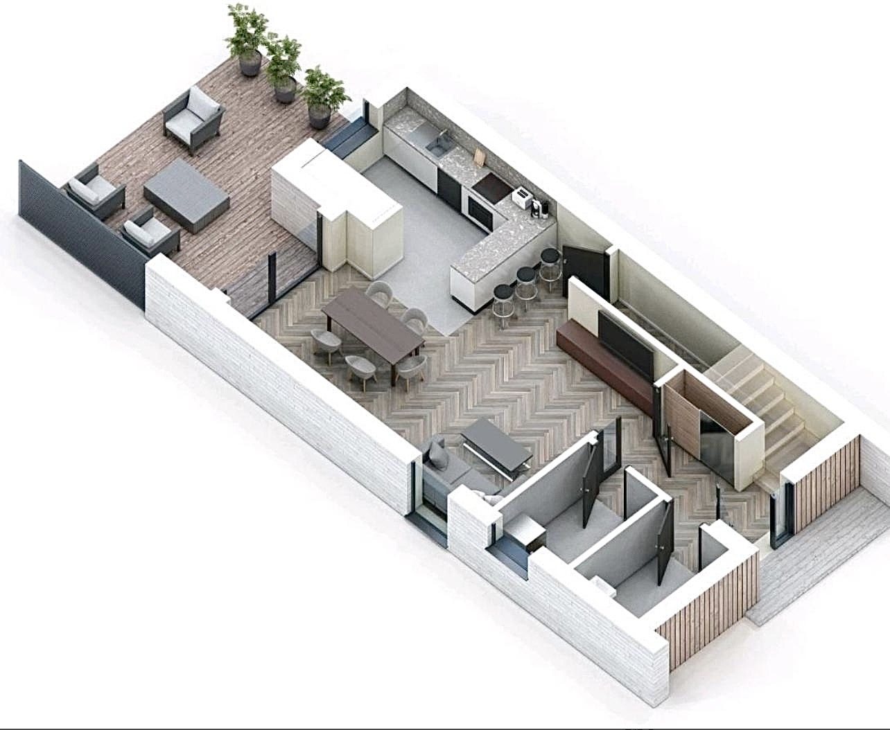 3D-Grundriss Detail